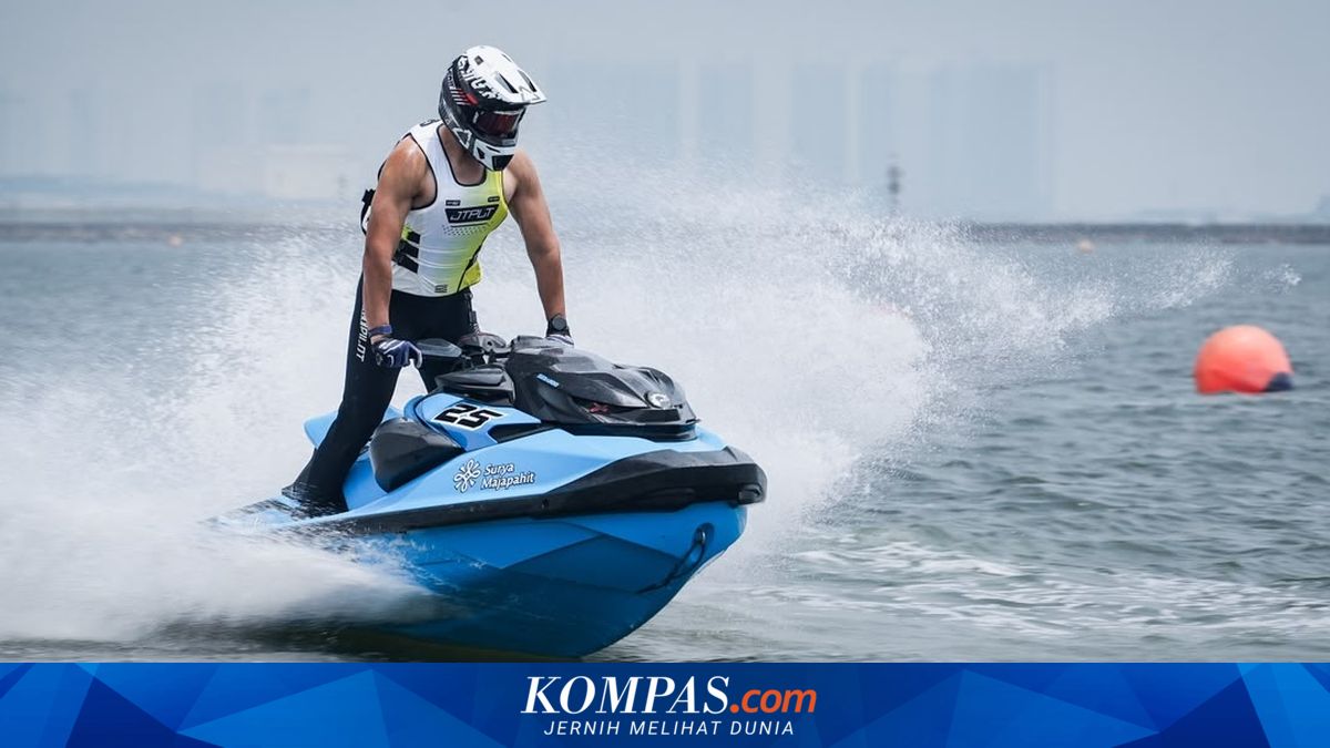 Aksi Dito Ariotedjo kala mengikuti Panglima TNI Cup di Jetski Academy Ancol