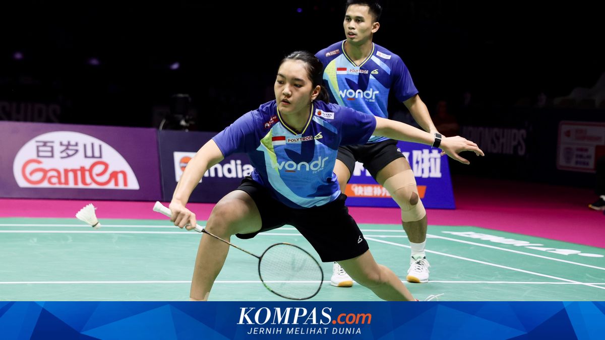 Amri Syahnawi dan Nita Violina Marwah usai memastikan tiket final Asian Games 2026