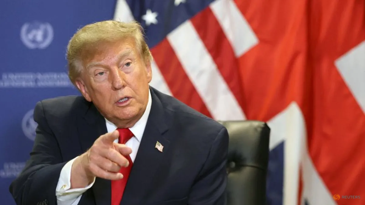 Donald Trump berbicara dalam Sidang Umum Perserikatan Bangsa-Bangsa di New York