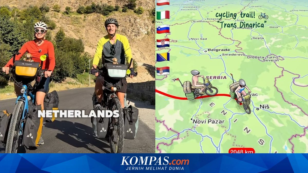 Dua pesepeda asal Belanda gowes jarak jauh dari Eropa menuju Singapura melintasi ribuan kilometer