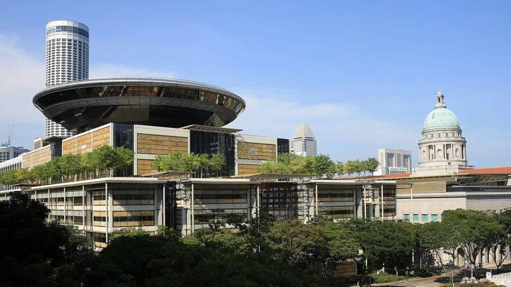 Gedung Mahkamah Agung Singapura tempat persidangan kasus demensia