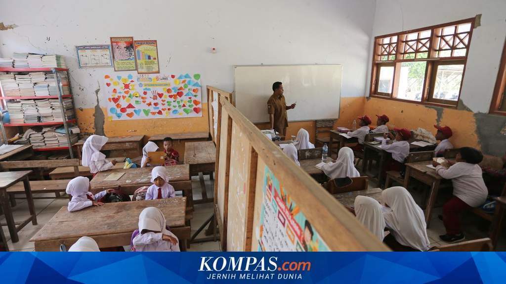 Grafik ilustrasi stagnasi skor PISA Indonesia dan analisis beban kognitif anak