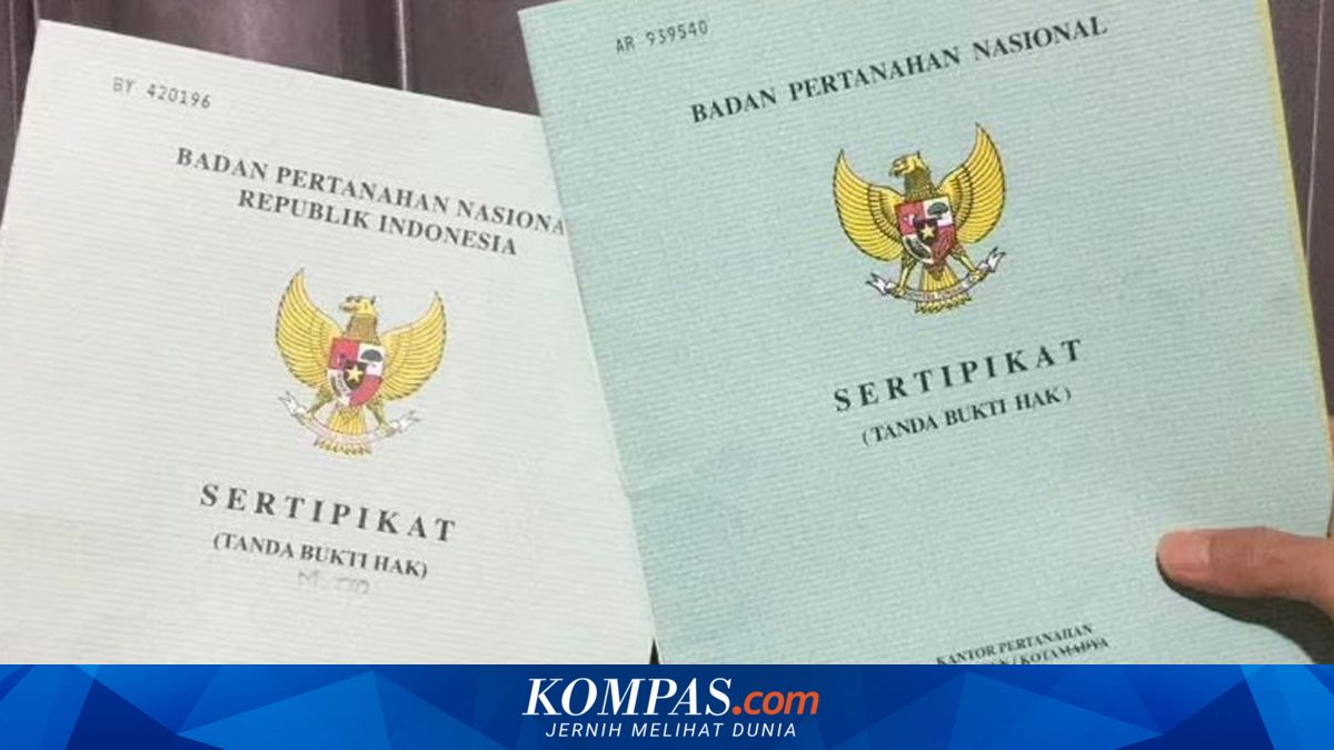 Ilustrasi dokumen sertifikat tanah dan proses balik nama setelah jual beli