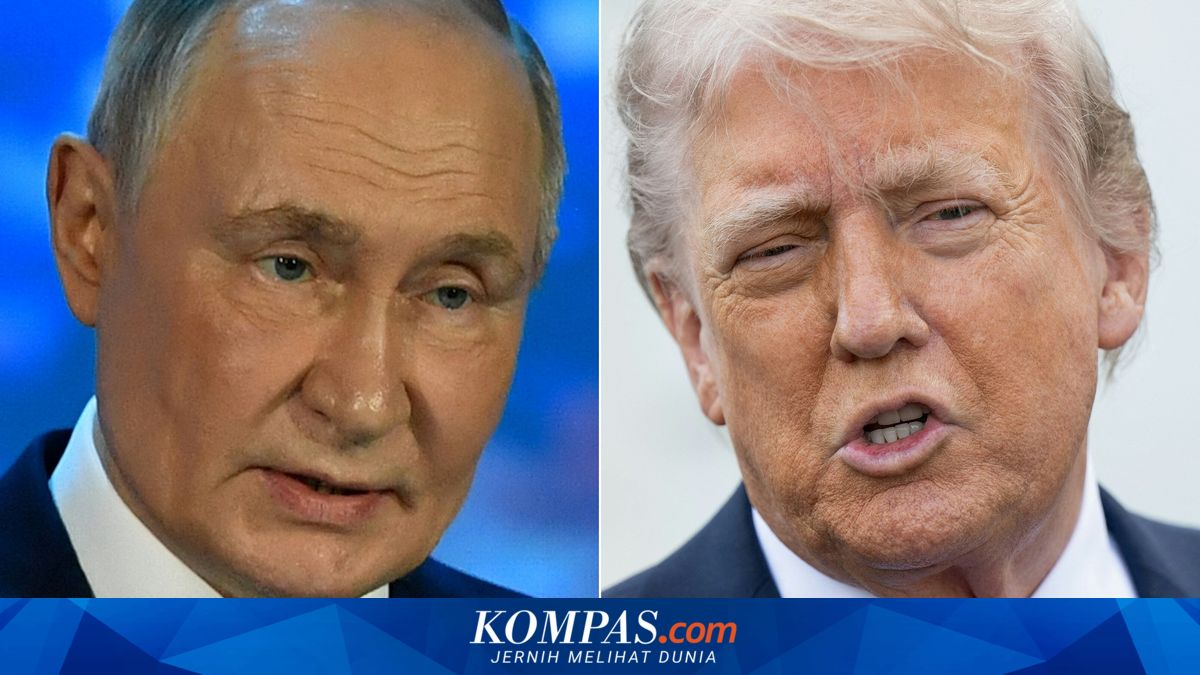 Ilustrasi Donald Trump dan isu dugaan kebocoran bakteri pes di laboratorium Rusia