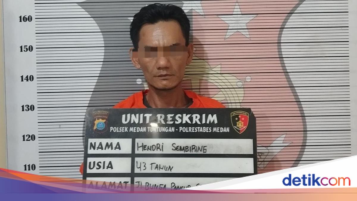 Ilustrasi garis polisi di lokasi kejadian perkara kriminal di Medan