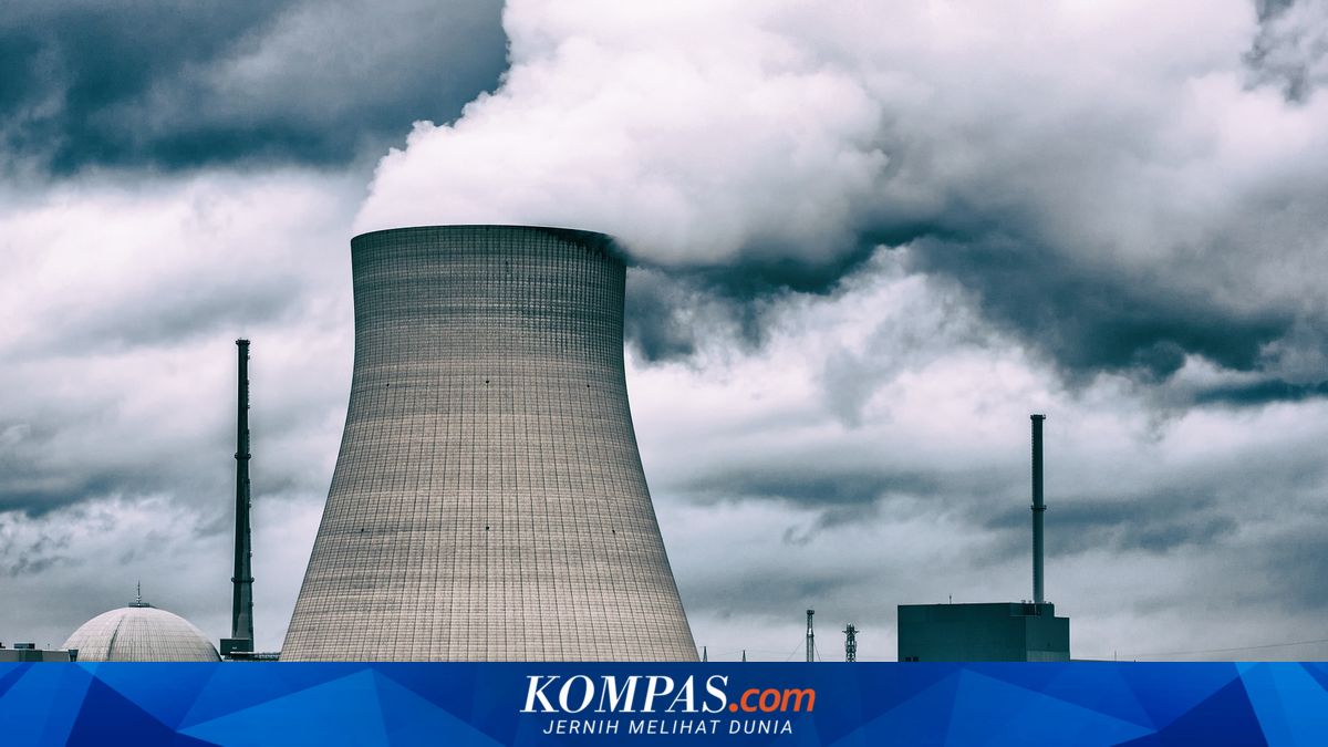 Ilustrasi pembangkit listrik tenaga nuklir untuk program energi nasional