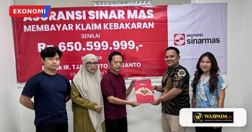 Ilustrasi pembayaran klaim Asuransi Sinar Mas untuk nasabah Property All Risks di Cilacap