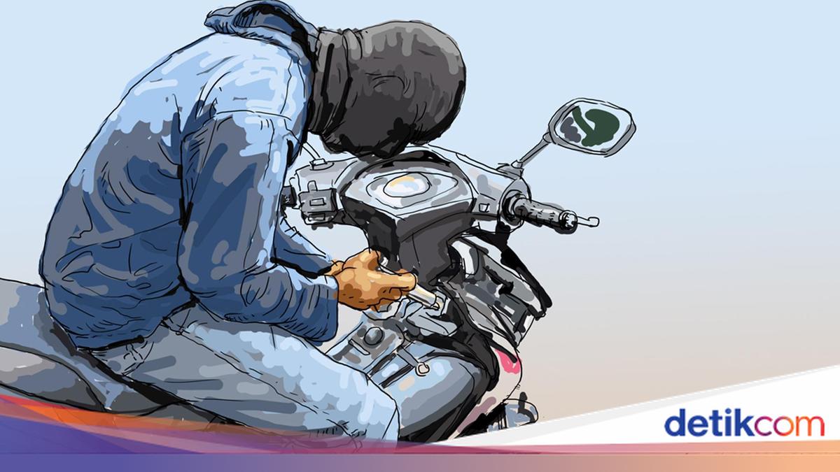 Ilustrasi pengamanan pelaku pencurian motor di Medan oleh pihak kepolisian