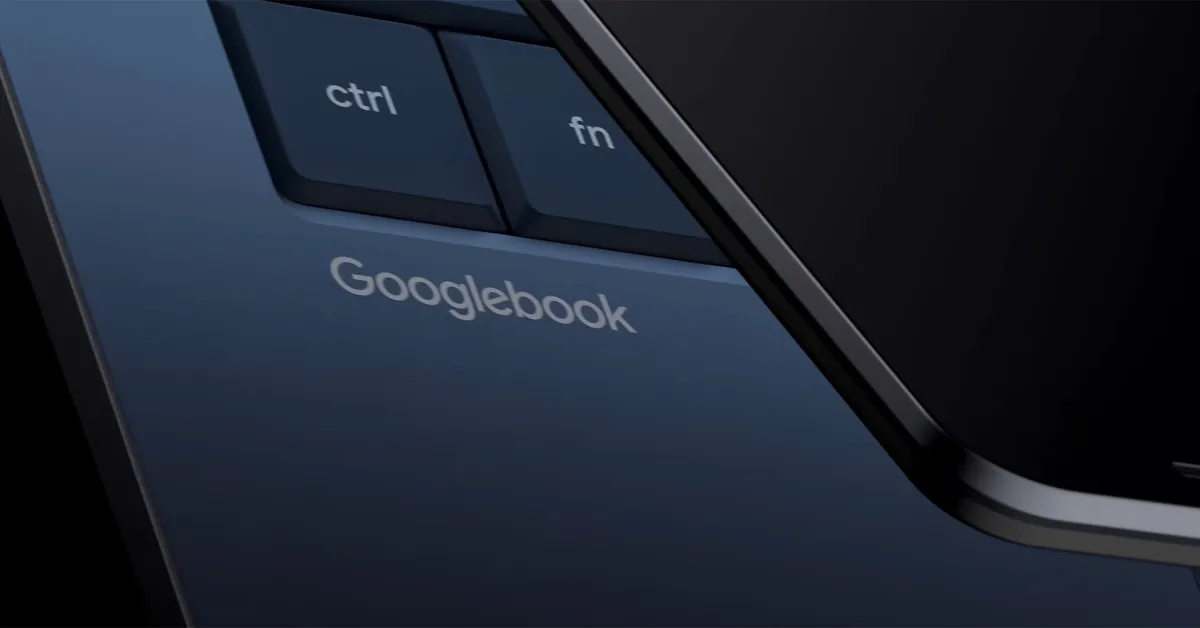 Ilustrasi perangkat Googlebook terbaru yang mengintegrasikan teknologi Gemini AI untuk pengguna Android