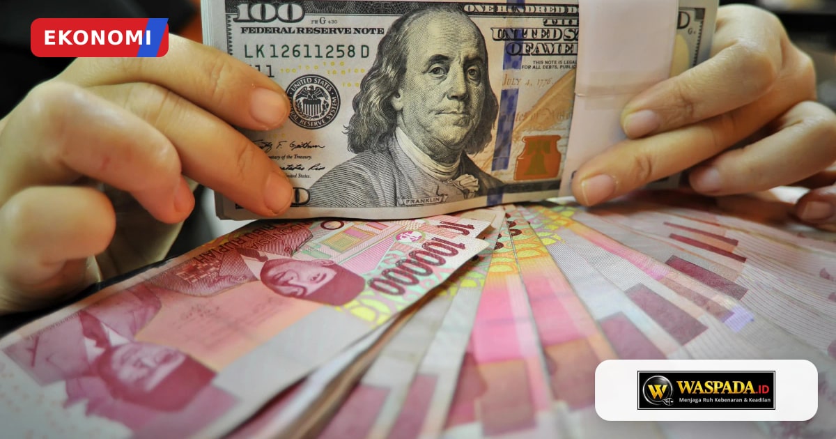 Ilustrasi pergerakan nilai tukar rupiah terhadap dolar Amerika Serikat di pasar uang