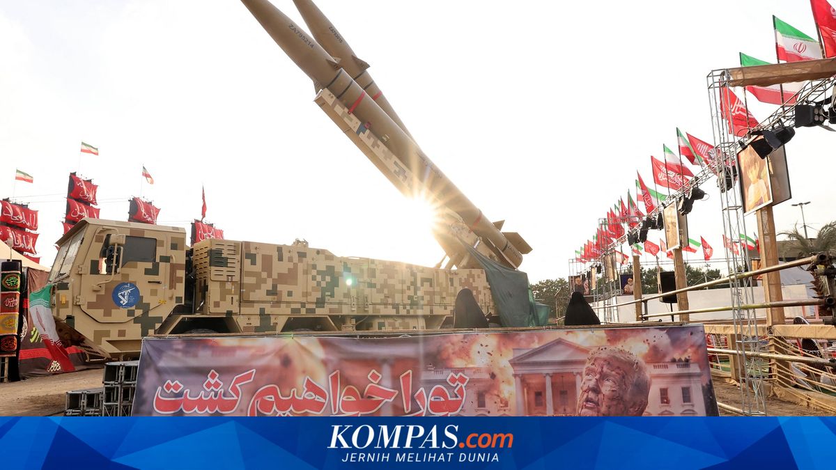 Ilustrasi rudal dan kekuatan militer Iran dalam menghadapi eskalasi konflik