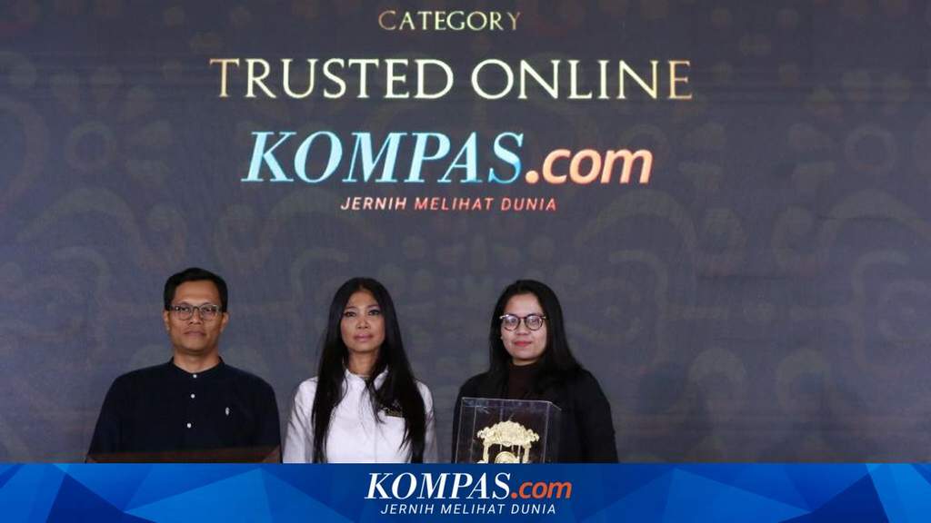 Kompas.com Kembali Raih Penghargaan Media Online Tepercaya