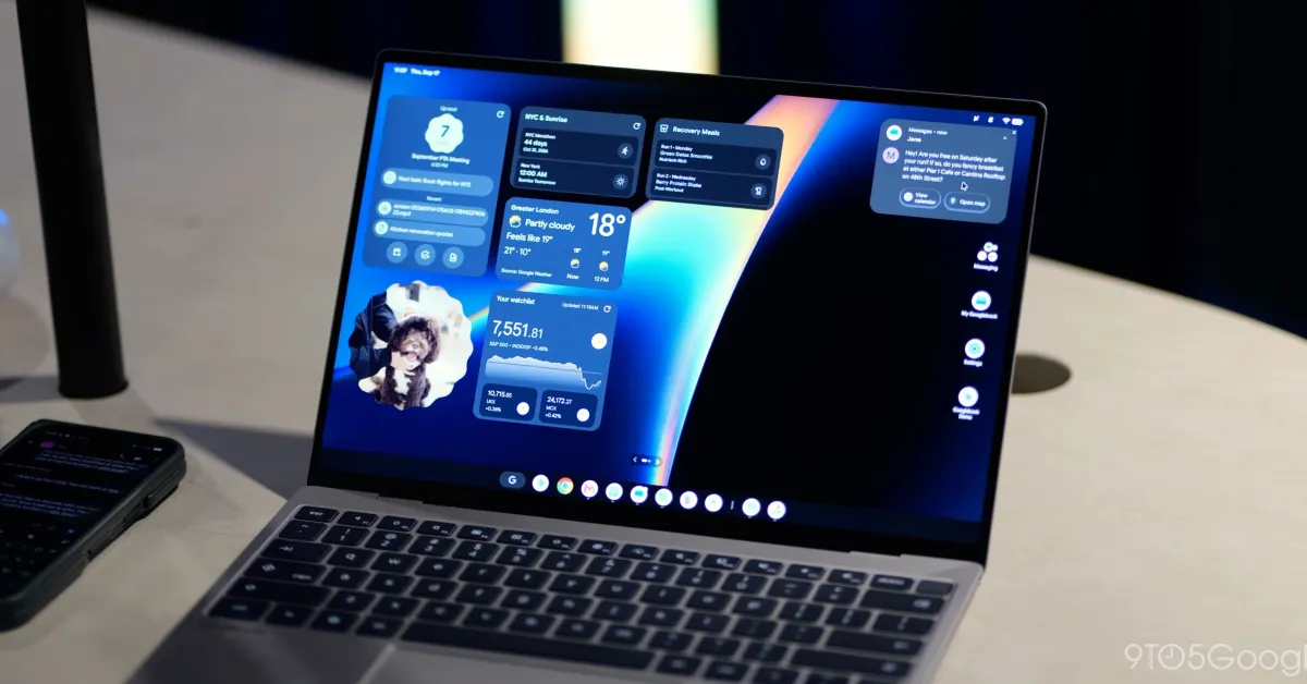 Laptop Googlebook dengan fitur integrasi Android canggih
