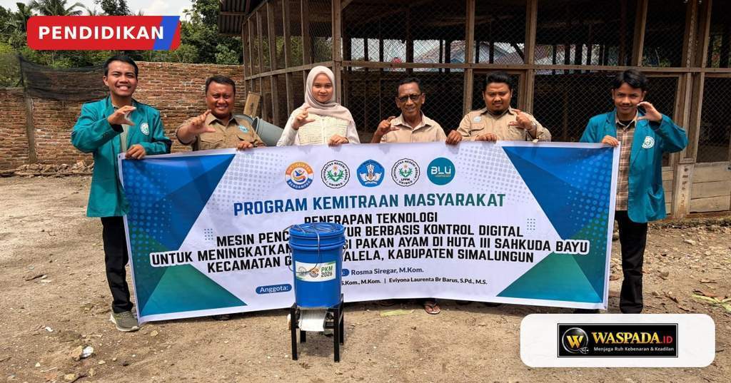 Solusi Cerdas Peternak Simalungun, Tekan Biaya Pakan Ayam Pakai Mesin Canggih