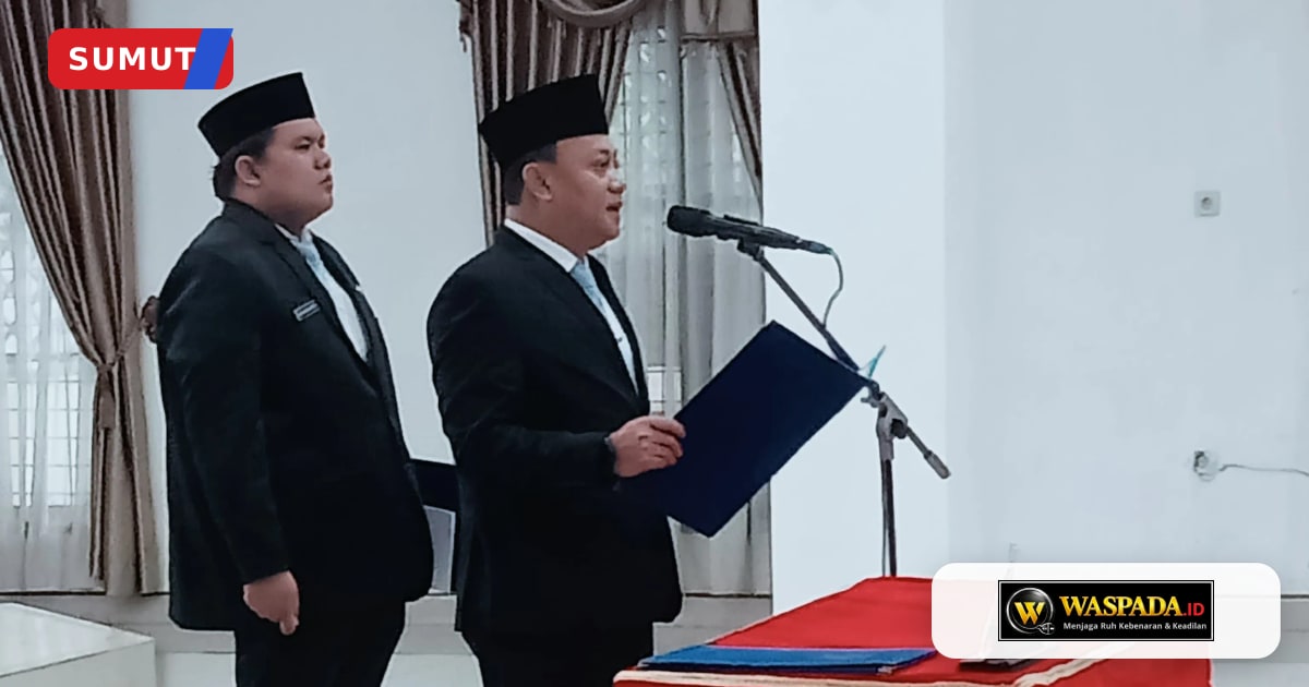 Pelantikan kepala sekolah dan pejabat fungsional di Kantor Bupati Deliserdang