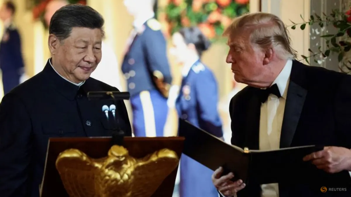 Pertemuan bilateral Presiden AS Donald Trump dan Presiden China Xi Jinping di Washington