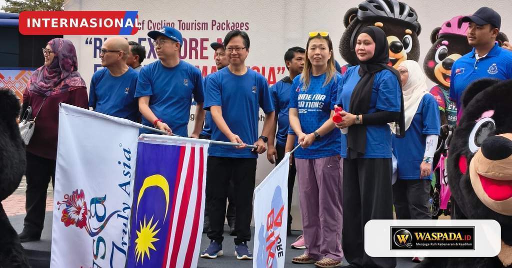 Pesepeda internasional berpartisipasi dalam ajang Ride for Rations 2026 di Malaysia