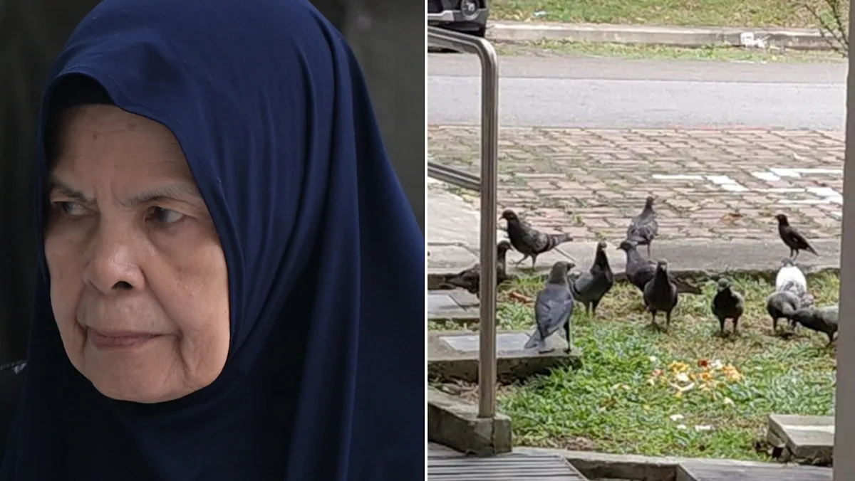Rogayah Ahmad saat berada di kawasan Bukit Batok Singapura