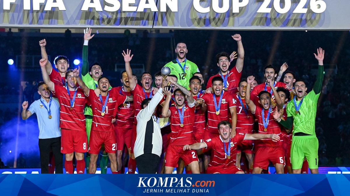 Selebrasi pemain Timnas Indonesia usai menaklukkan Thailand di final ASEAN Cup