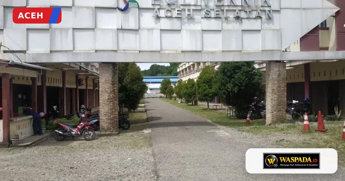 Suasana kampus Politeknik Aceh Selatan di Tapaktuan