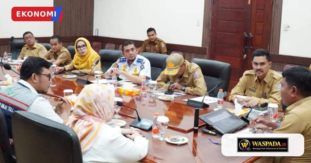Suasana pertemuan Pemkab Deliserdang dan PT Rafflesia Ina terkait kerja sama Tol Medan Binjai