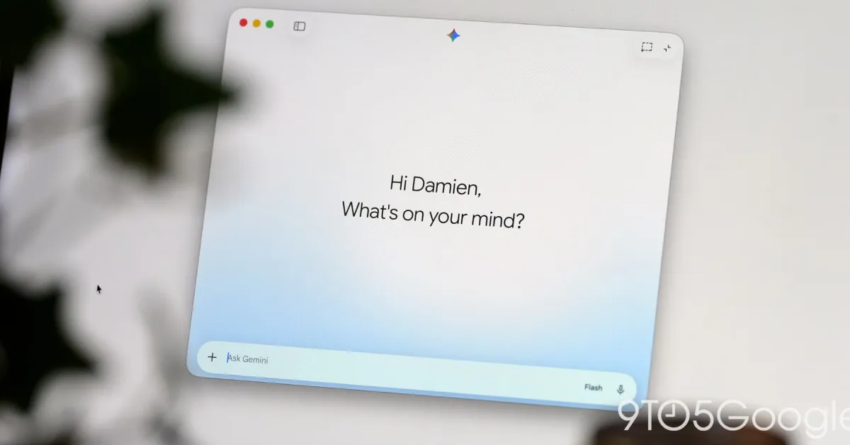 Tampilan aplikasi Gemini di macOS yang mendukung integrasi iMessage