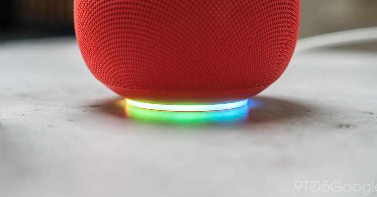 Tampilan aplikasi Google Home di ponsel pintar yang menampilkan pengaturan perangkat rumah pintar