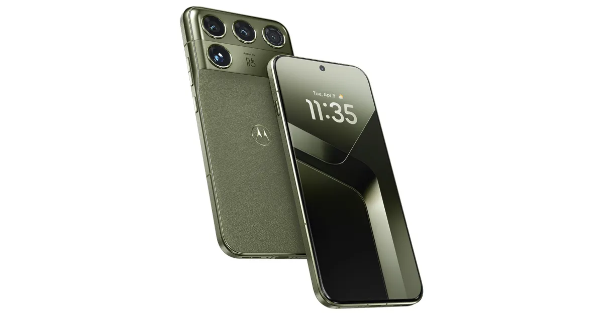 Tampilan smartphone Motorola Signature 27 yang mendukung sistem operasi GrapheneOS